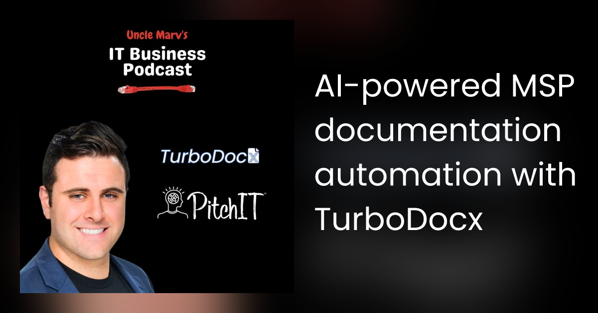 TurboDocx on IT Business Podcast